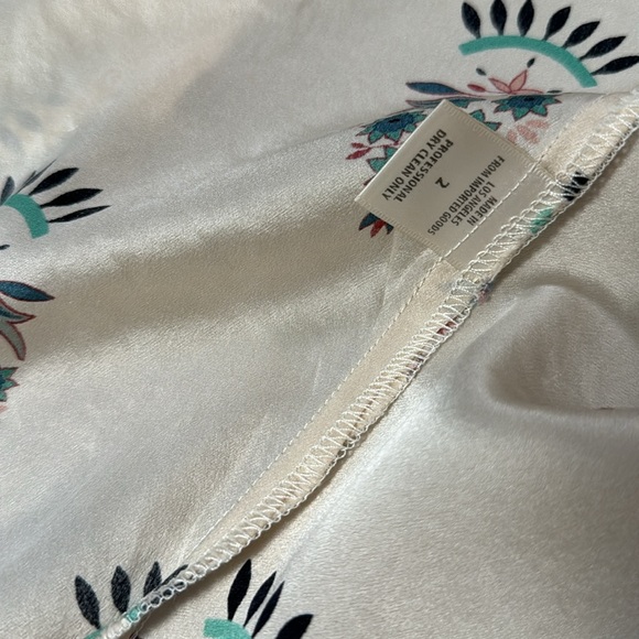 SCF Paris dress SZ 2 Fleur print - Picture 7 of 7